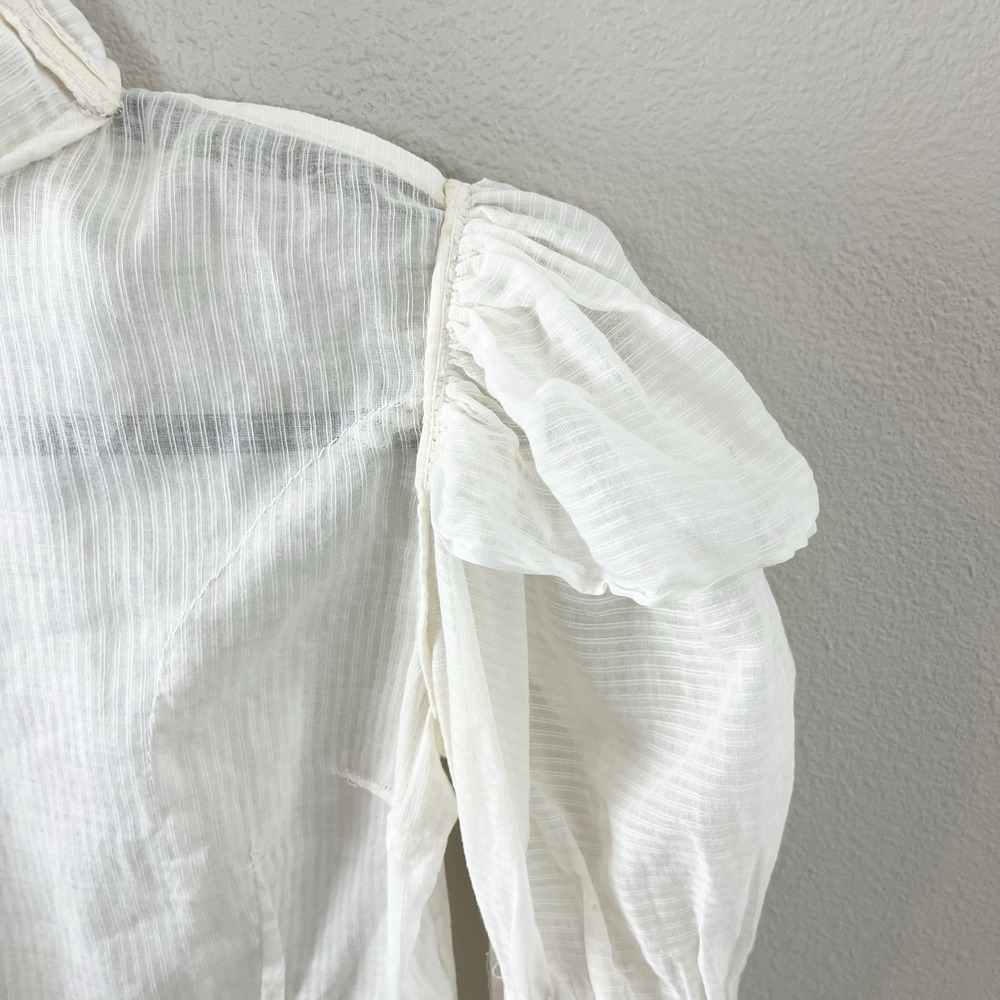 Edwardian Cotton Lace Blouse Handmade - Picture 10 of 16
